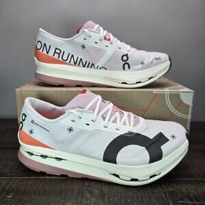 NEW ON Cloudboom Echo 3 Womens Size 10 Comfy Running Shoes Sneakers White Orange